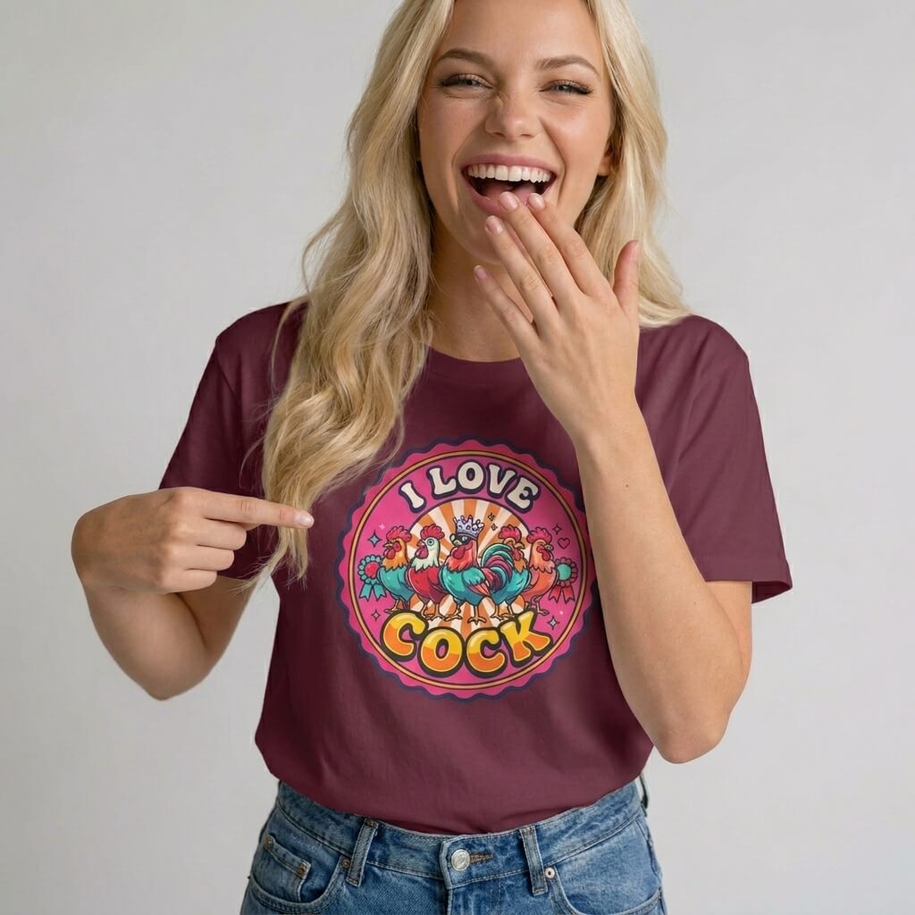 I Love Cock Hen Do Tee