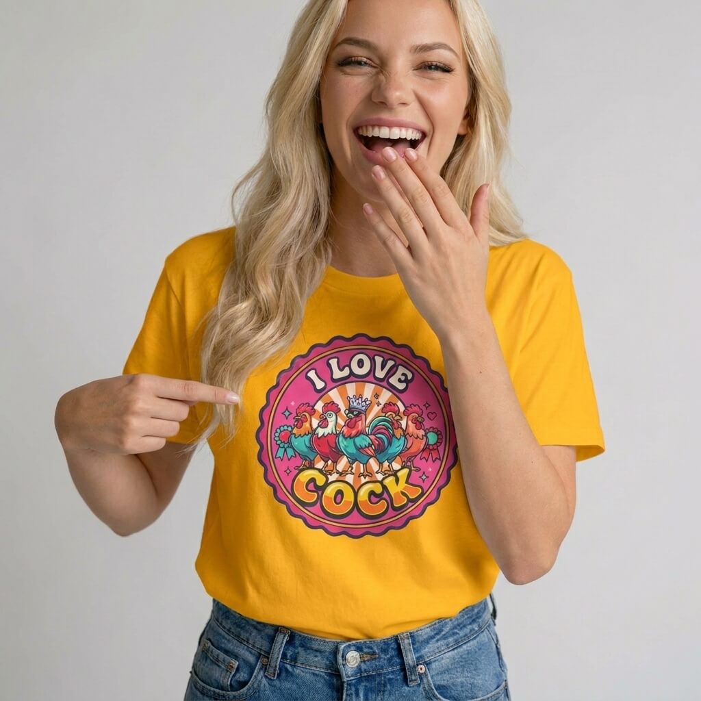 I Love Cock Hen Do Tee