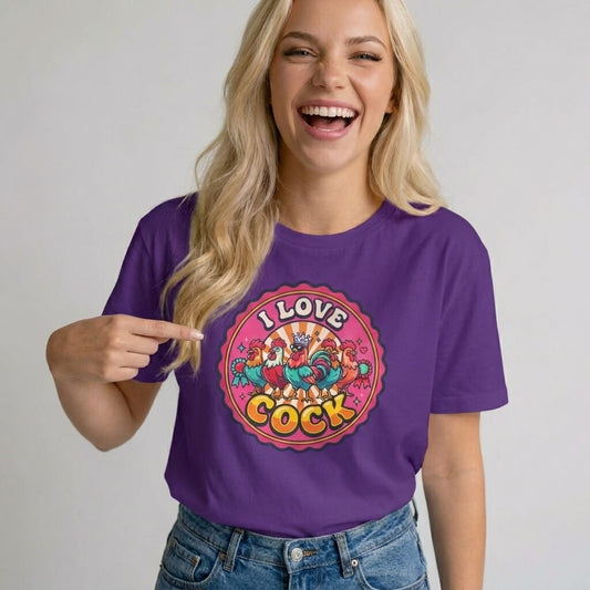 I Love Cock Hen Do Tee