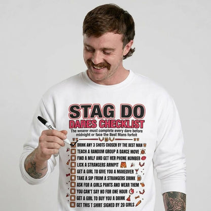 Stag Do Checklist Sweatshirt