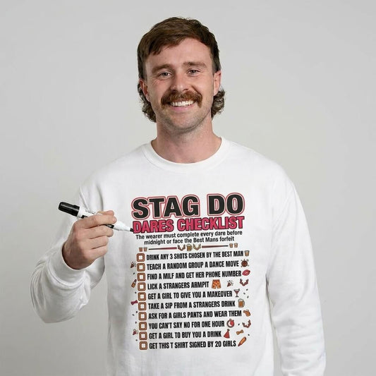 Stag Do Checklist Sweatshirt