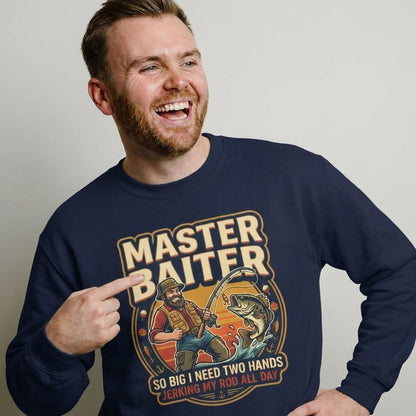 Master Baiter Funny Fishing Sweatshirt
