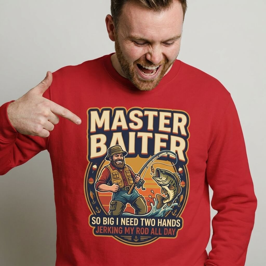 Master Baiter Funny Fishing Sweatshirt