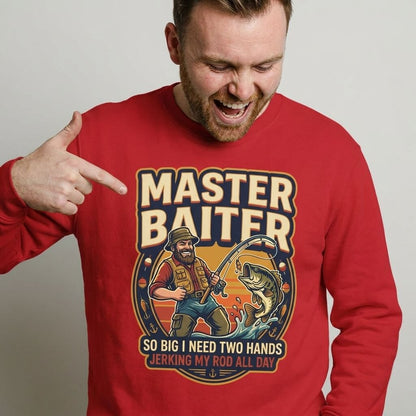 Master Baiter Funny Fishing Sweatshirt