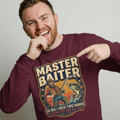 Master Baiter Funny Fishing Sweatshirt