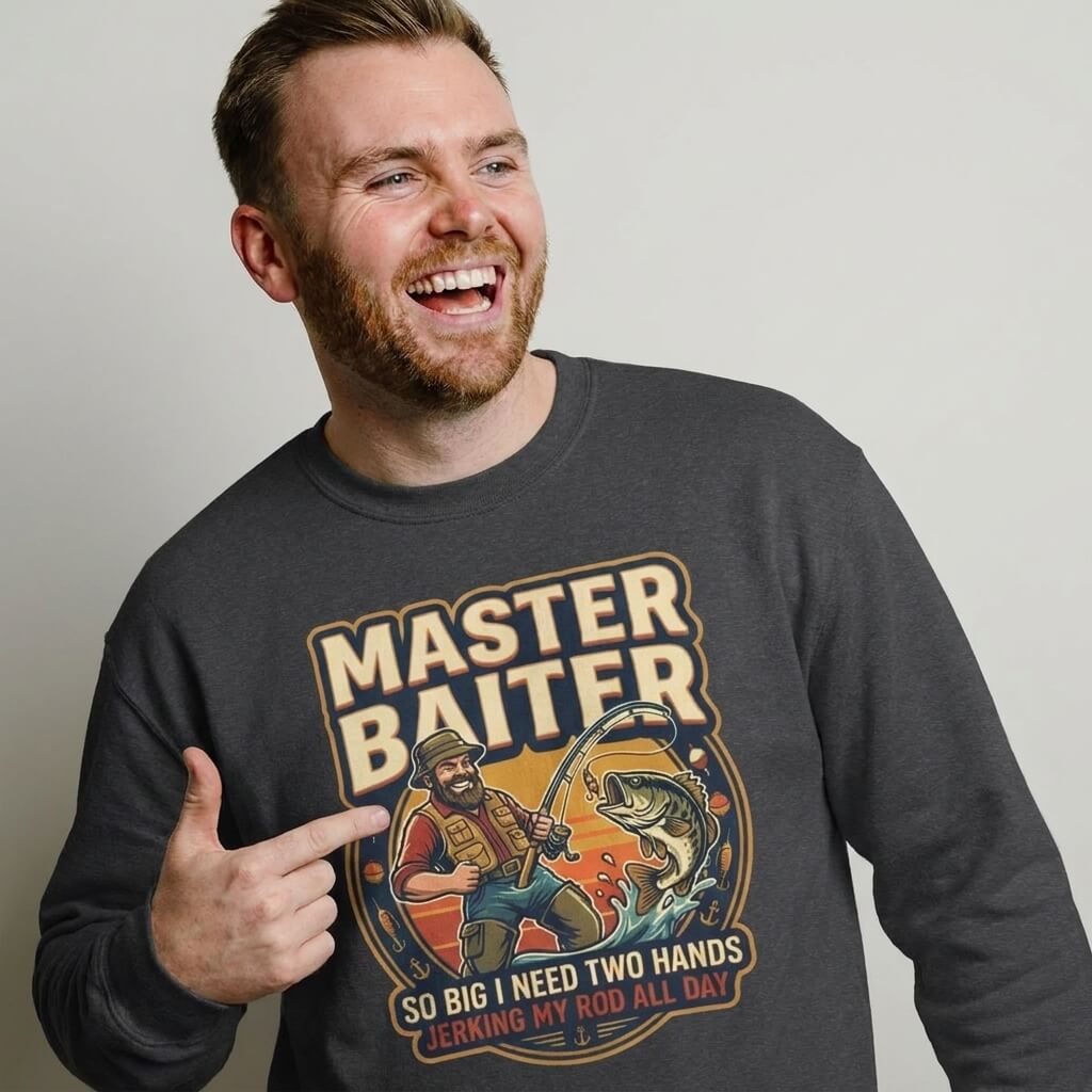 Master Baiter Funny Fishing Sweatshirt