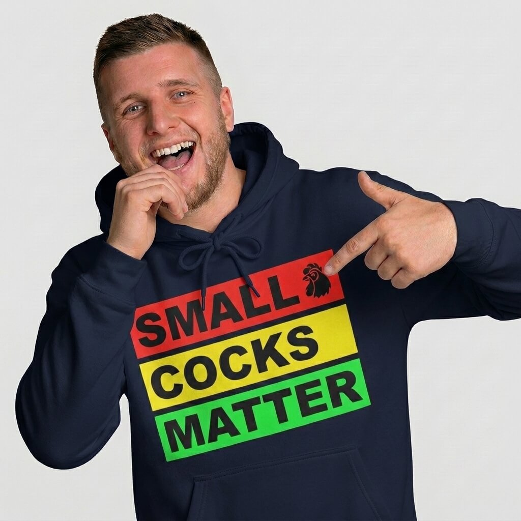 Small Cocks Matter Funny Pun Hoodie