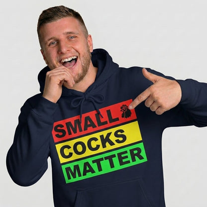 Small Cocks Matter Funny Pun Hoodie