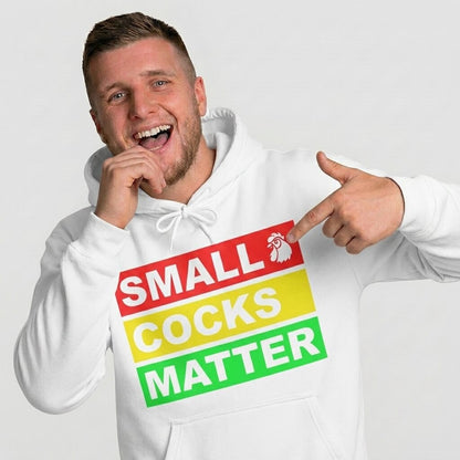 Small Cocks Matter Funny Pun Hoodie