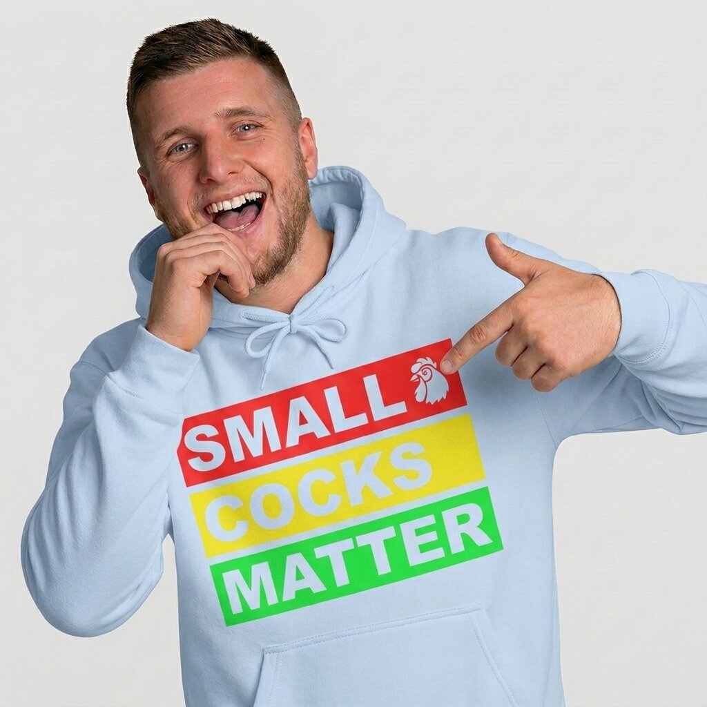 Small Cocks Matter Funny Pun Hoodie