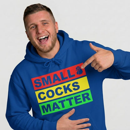 Small Cocks Matter Funny Pun Hoodie