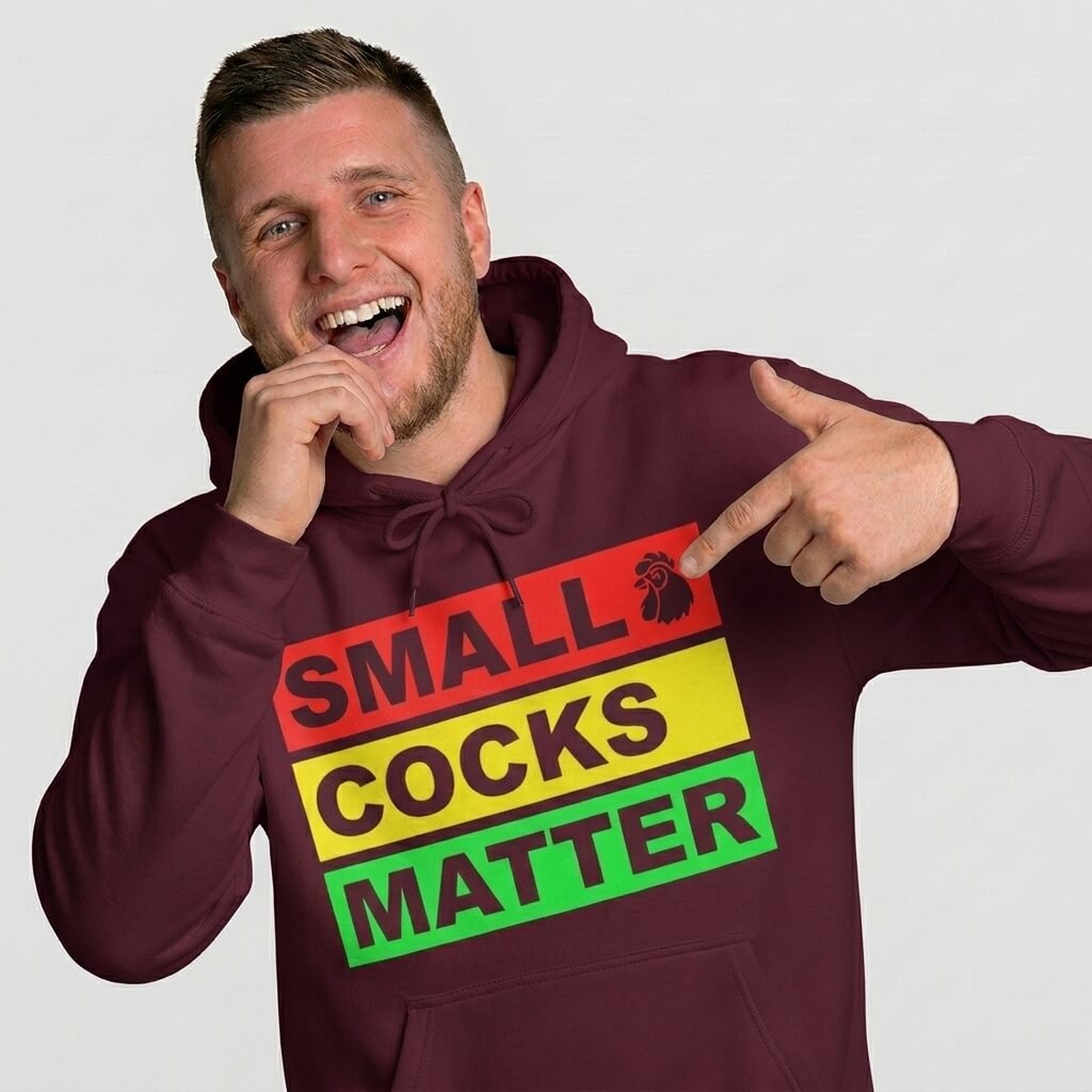 Small Cocks Matter Funny Pun Hoodie