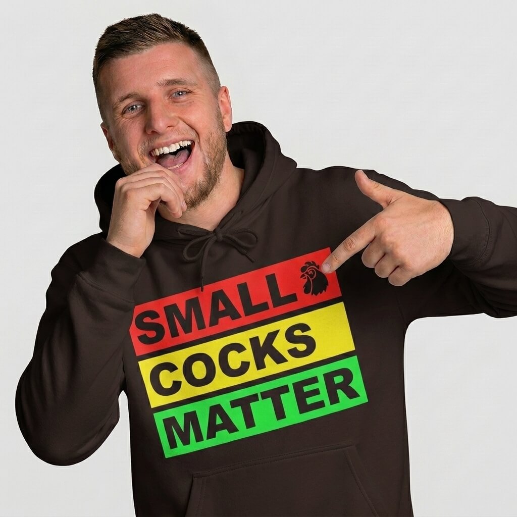 Small Cocks Matter Funny Pun Hoodie