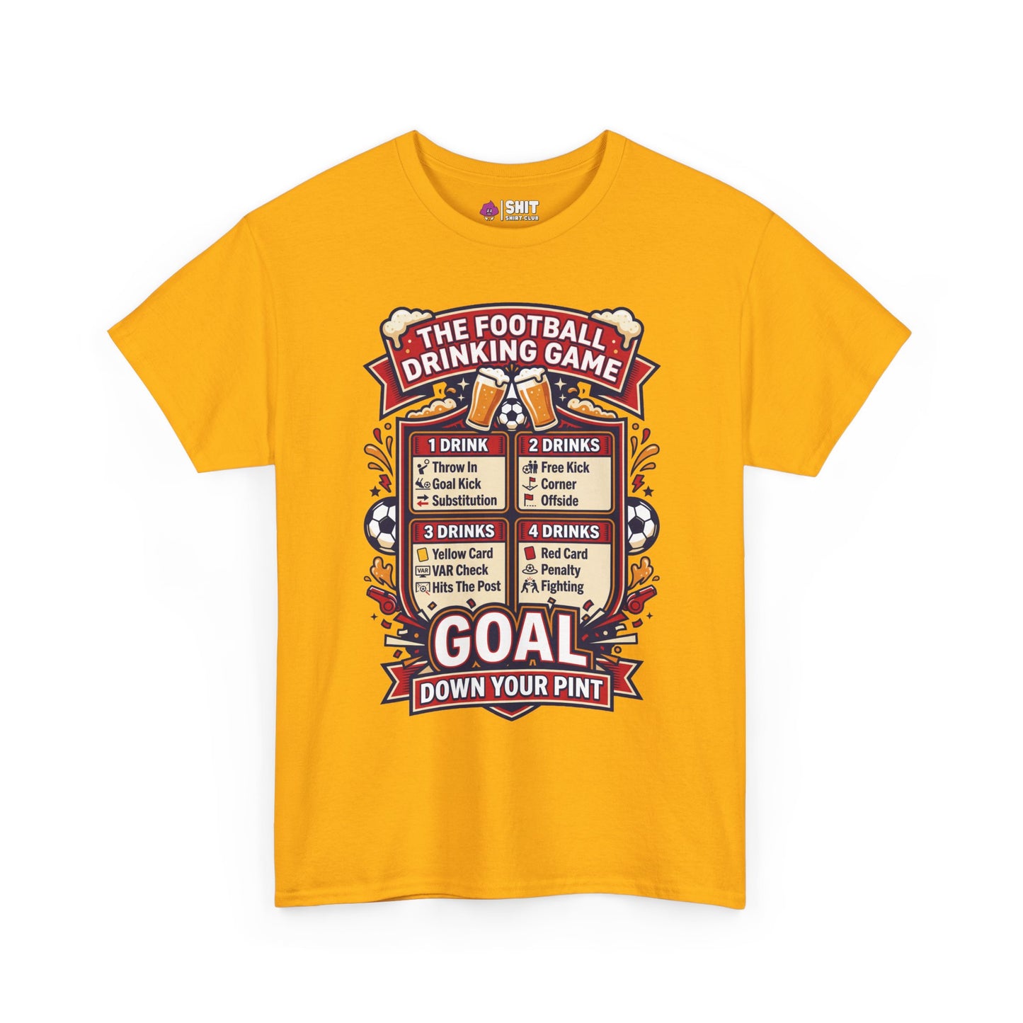 The Football Drinking Game T-Shirt