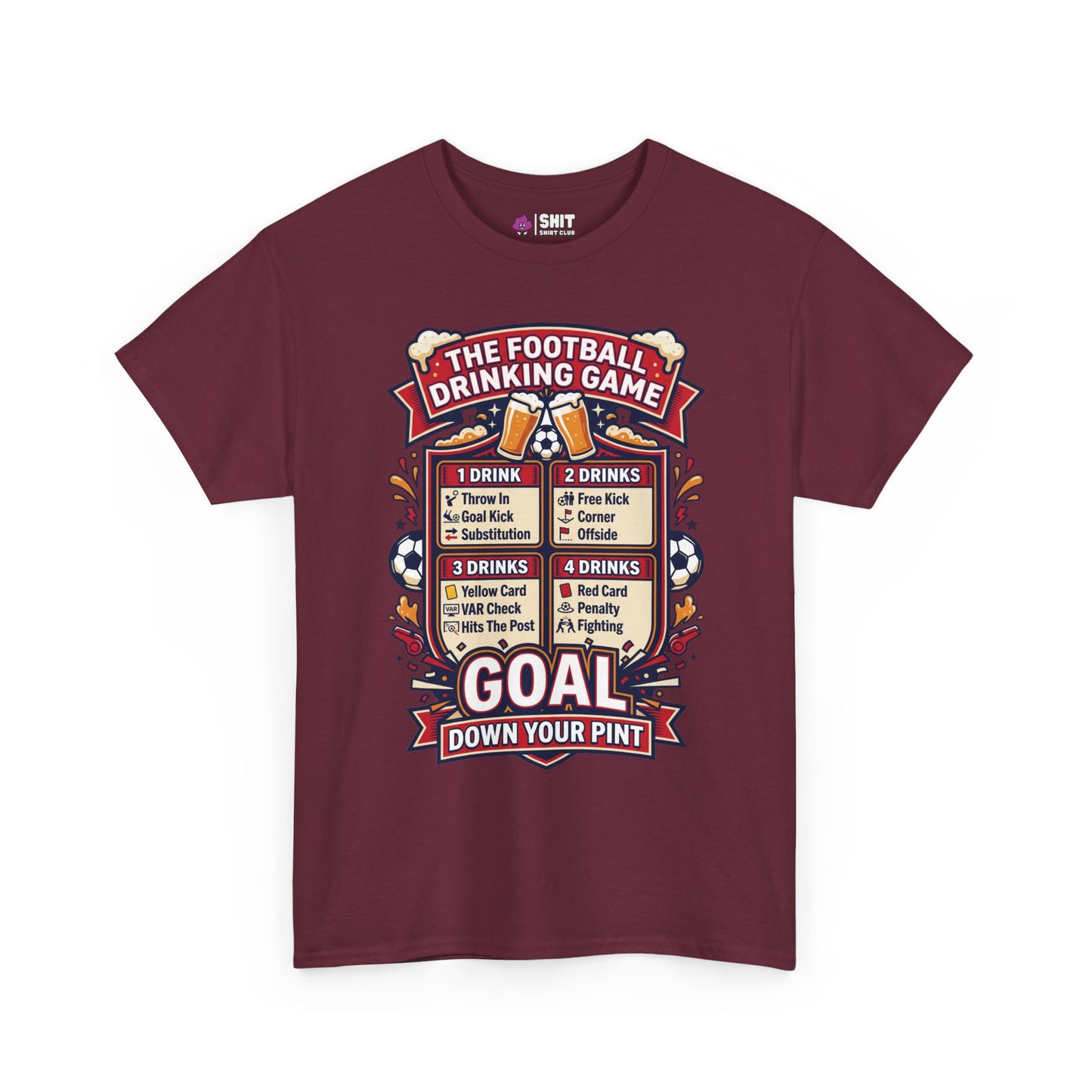 The Football Drinking Game T-Shirt