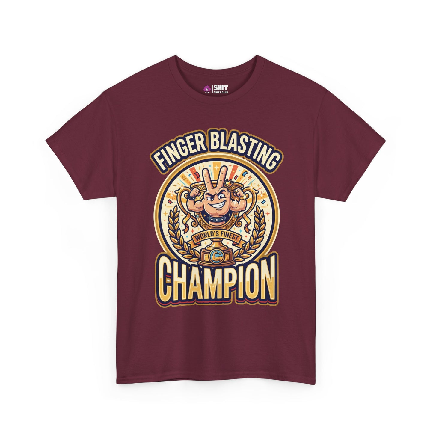 Finger Blasting Champion Stag Do T-Shirt
