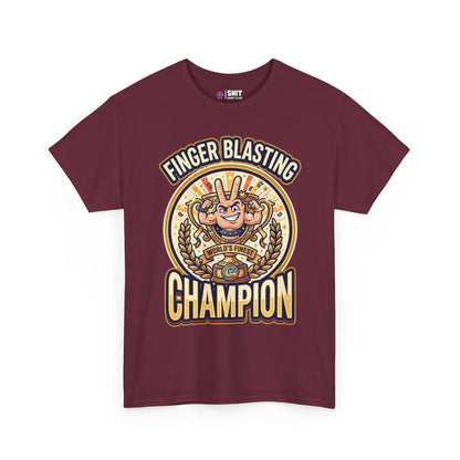 Finger Blasting Champion Stag Do T-Shirt