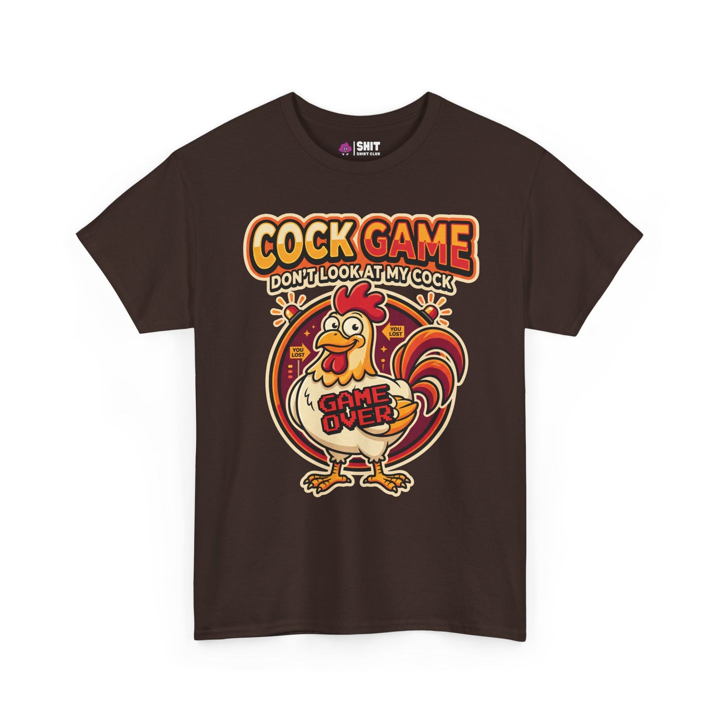 Cock Game: Don't Look at My Cock Funny T-Shirt