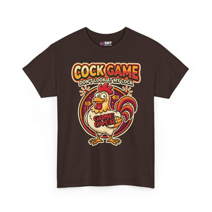 Cock Game: Don't Look at My Cock Funny T-Shirt
