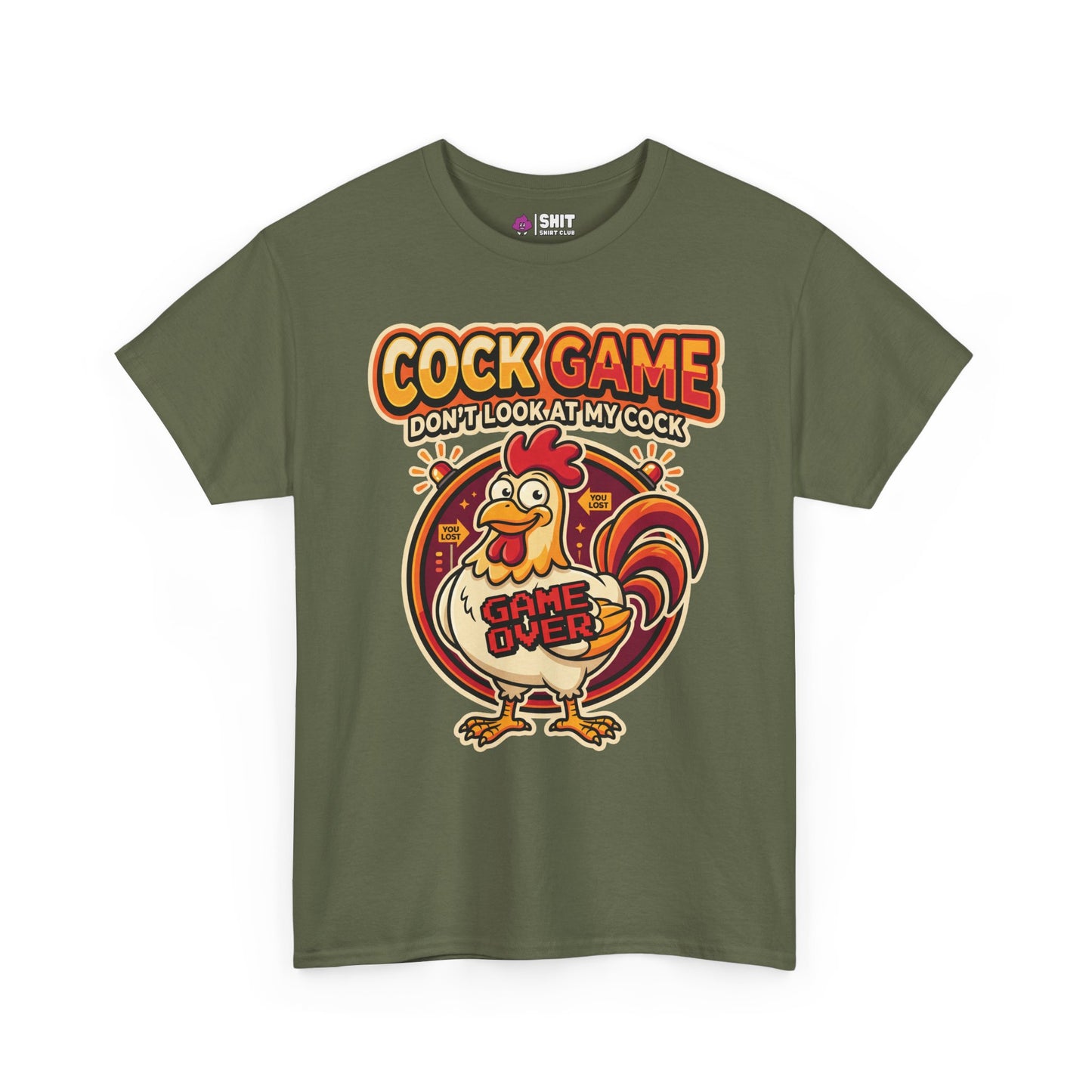 Cock Game: Don't Look at My Cock Funny T-Shirt