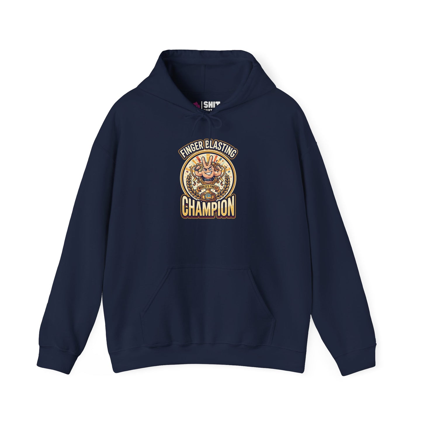 Finger Blasting Champion Funny Hoodie