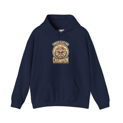 Finger Blasting Champion Funny Hoodie