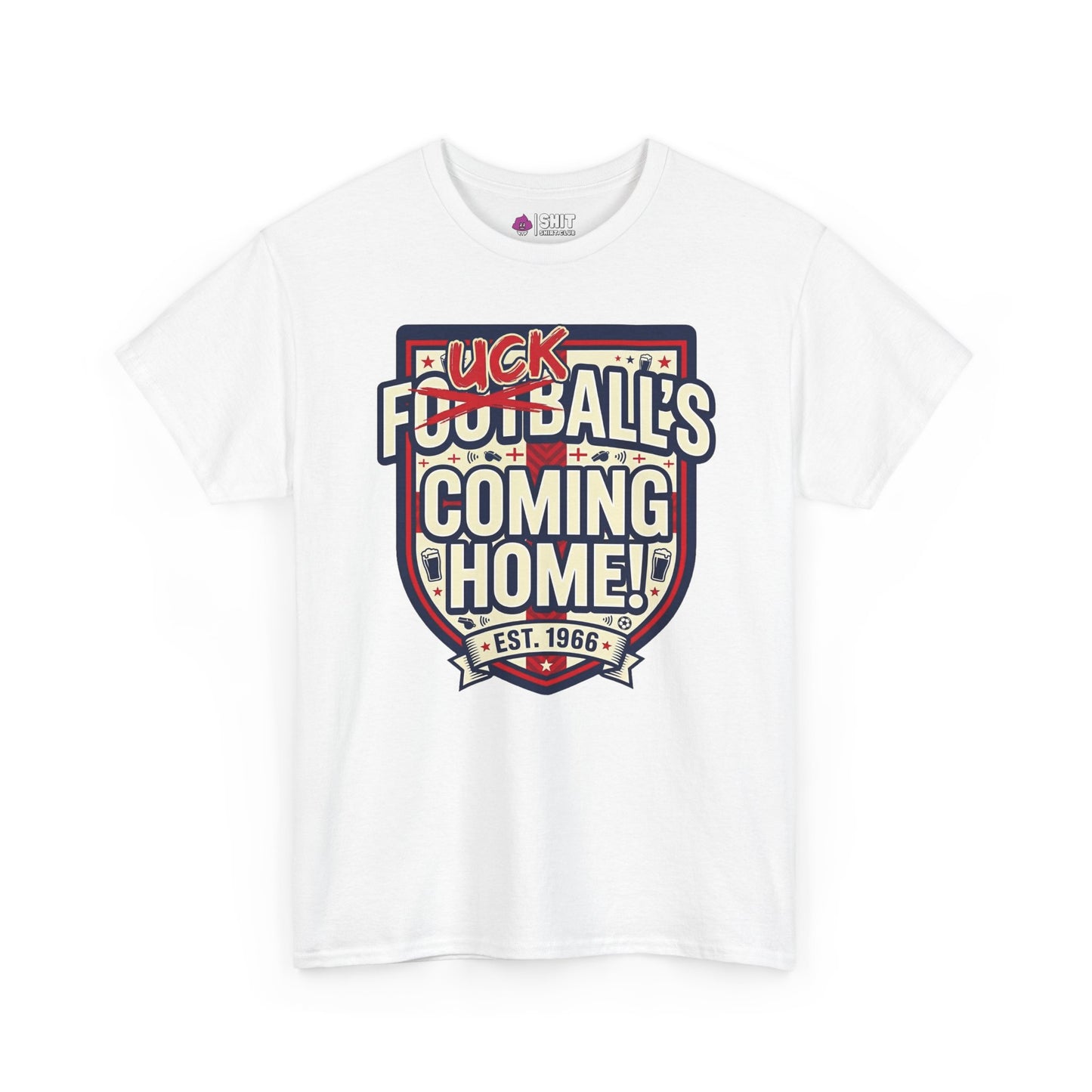 "Football’s Coming Home" Funny England Football T-Shirt