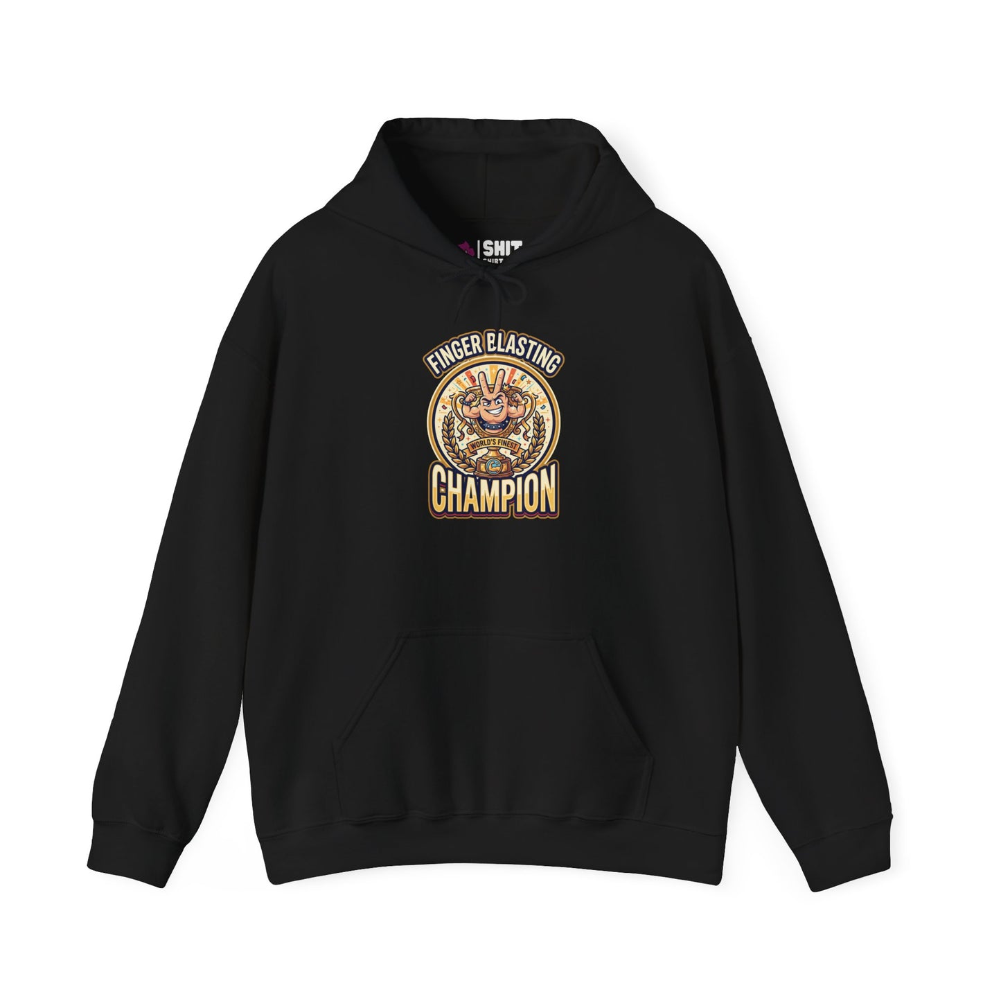 Finger Blasting Champion Funny Hoodie