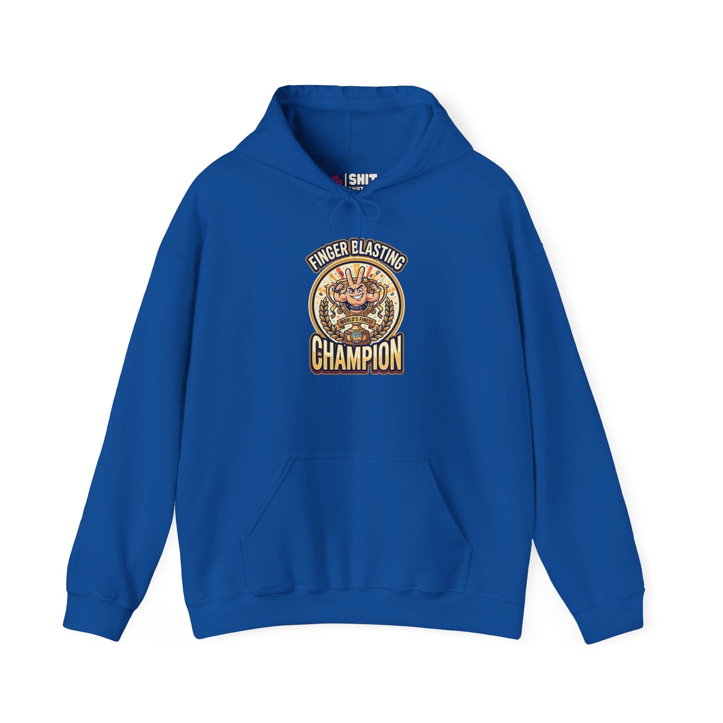 Finger Blasting Champion Funny Hoodie