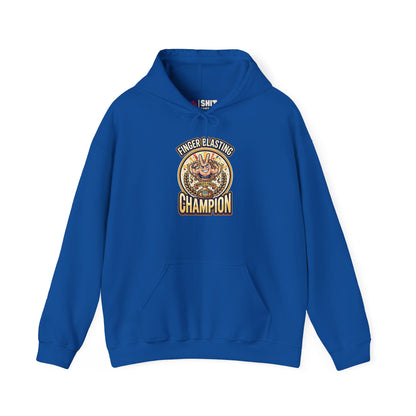 Finger Blasting Champion Funny Hoodie