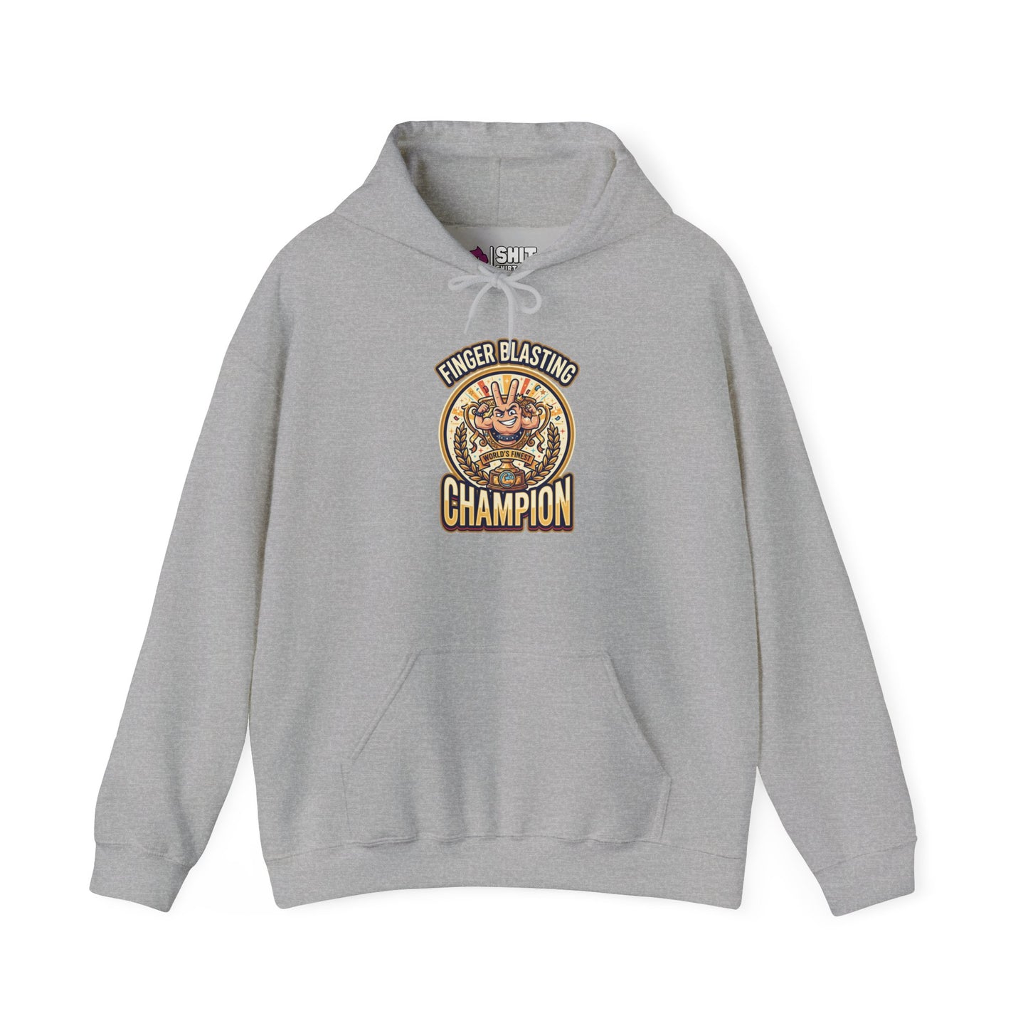 Finger Blasting Champion Funny Hoodie