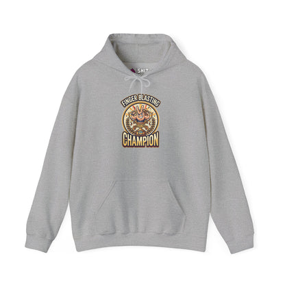 Finger Blasting Champion Funny Hoodie