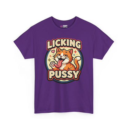 Licking Pussy Funny Cat T-Shirt