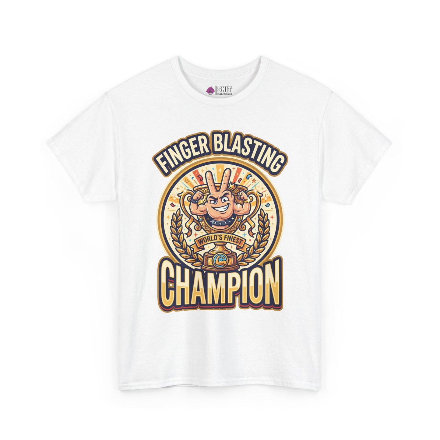 Finger Blasting Champion Stag Do T-Shirt