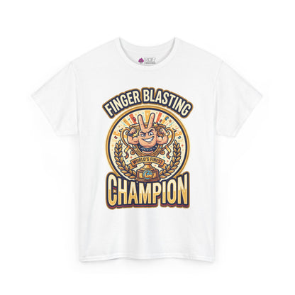 Finger Blasting Champion Stag Do T-Shirt