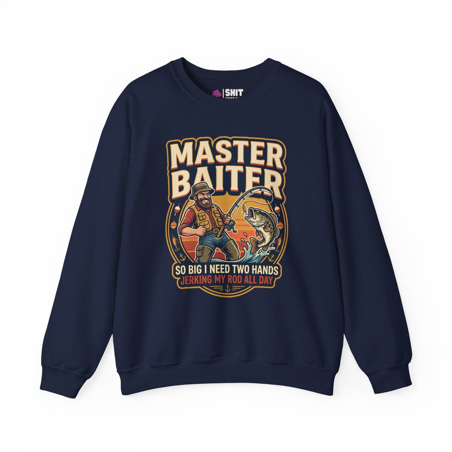 Master Baiter Funny Fishing Sweatshirt