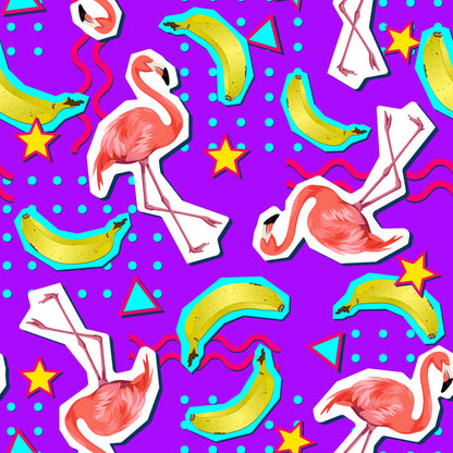 Bananas For Flamingos Tie Set