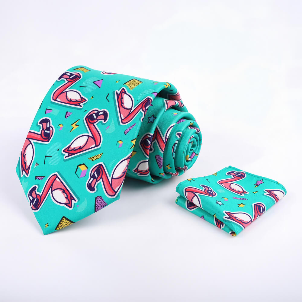 カラフル　STYLE　tie　YUKKIY　セット Loud Ties | Funny & Ugly Necktie Sets For Bold Party Outfits