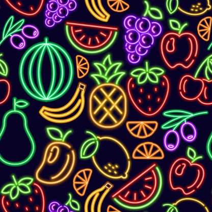 Fluorescent Fruit Fiesta Tie Set