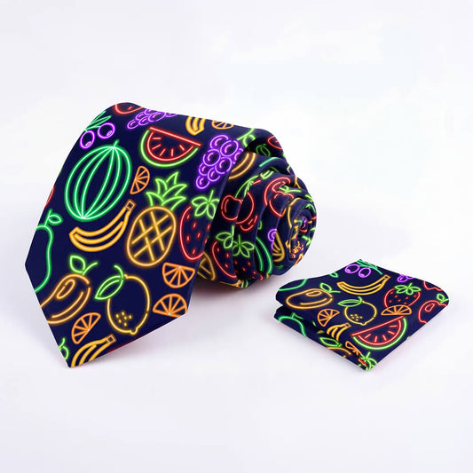 Fluorescent Fruit Fiesta Tie Set