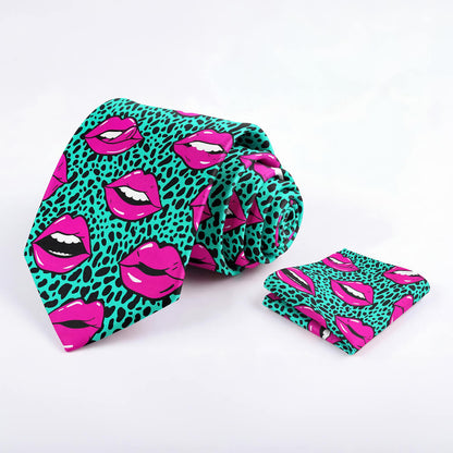 Leopard Kiss Tie Set