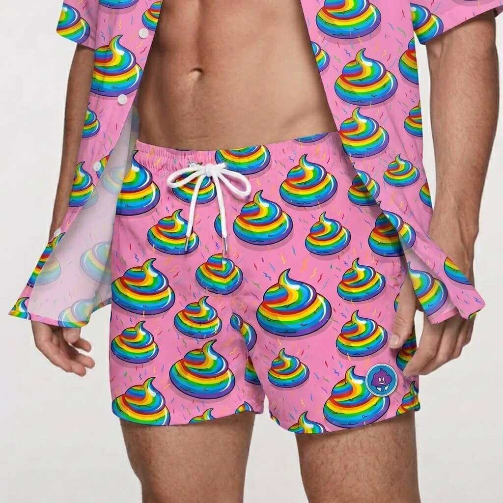 Unicorn Poo Shorts (Gym/Swim)