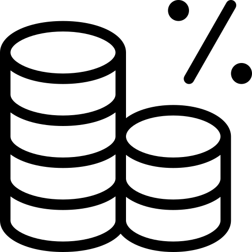 A hand is holding a magnifying glass over a document with lines of text, highlighting the contents for closer inspection. The image is in black and white, with a simple, clear design.